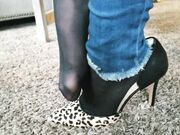 Black Nylons Feet From Milf