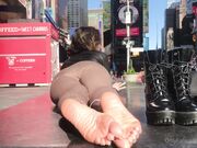 ServingGaia Shows Her White Toes And Soles