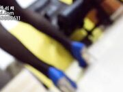 Beautiful Asian Soles In Black Pantyhose