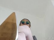 Stinky Pantyhosed Asian Feet