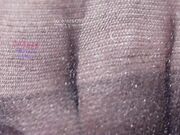 Asian Woman's Amazing Black Pantyhose Feet Domination