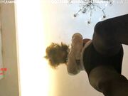 Under The Asian Girl's Nyloned Feet