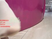 Asian Girl's Beautiful Shiny Pantyhose Feet