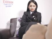 Asian Boss Woman Stinky Nylon Feet