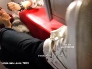 Asian Girl's Sweaty Nylon Feet