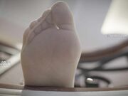 Stinky Asian Female Nylon Feet