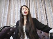 Asian Girl's Smelly & Tired Nylons Feet