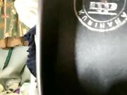 Asian Girl's White Nylon Feet Tease