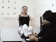 Russian Fetish - Poor Tonya suffers from feet tickling