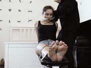 Russian Fetish - Poor Tonya suffers from feet tickling