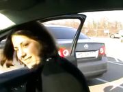 erman girl offers her stinky feet for a ride