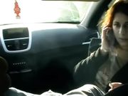 erman girl offers her stinky feet for a ride