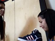 KARINA CRUEL - DEEP FEET TEARING THROAT - MISTRESS KARINA CRUEL IN FLASHDANCE clip 2