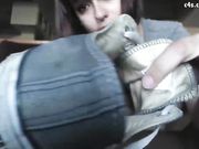 Anais Jolie - Cum while you smell my stinky socks