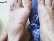 Miss Bohemian - Too Sweaty Feet - Ankle Socks and Vans Sneakers - Foot Fetish