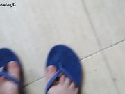 Miss Bohemian - Too Sweaty Feet - Ankle Socks and Vans Sneakers - Foot Fetish