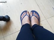 Miss Bohemian - Too Sweaty Feet - Ankle Socks and Vans Sneakers - Foot Fetish