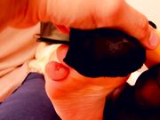 SWEATY STINKY FEET POV