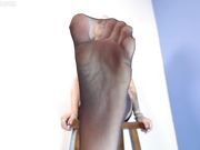 SilverCherrys GIRL FEET CLIPS - Sasha Foxxx - You Worship Sasha's Stocking Feet