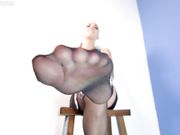 SilverCherrys GIRL FEET CLIPS - Sasha Foxxx - You Worship Sasha's Stocking Feet