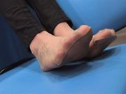 Noemis World - Dominant blonde showing her nyloned feet