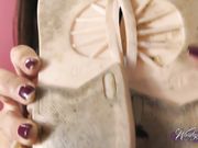 Goddess Jasmine - Dirty Flat Sandals