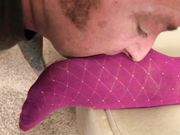 Sockslaves - Mistress Anna - Pink Sock Laze