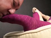 Sockslaves - Mistress Anna - Pink Sock Laze