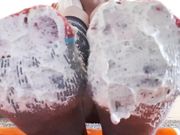 GoddessFetish - Clean Xmas Socks