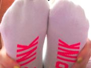 Goddess LIa - 44 Long white socks fetish