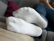 Czech Soles - Very Smelly And Worn White Puma Socks