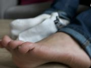 Czech Soles - Very Smelly And Worn White Puma Socks