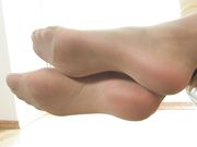 Noemi's World - Amelia in tan pantyhose