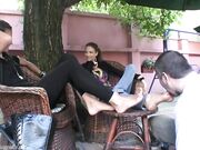 Mistress Maria & Larissa -Worship our feet 2