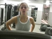 Mistress Madeline Workout socks and feet pov