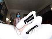 Woman's Smelly Beautiful Feet #1