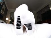 Woman's Smelly Beautiful Feet #1