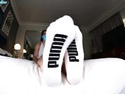 Woman's Smelly Beautiful Feet #1