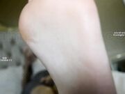 Asian Sweaty & Smelly White Nylons Feet