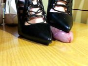 Two Pairs Of Heels Shoejob Footjob