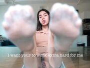 Goddess Juliet - Sweaty Perfect Feet in Shear Socks