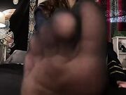 QueenRosethorn - flight attend smelly nylon feet