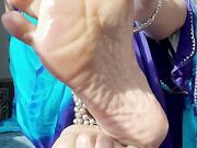 Red Toes Wrinkle Soles