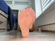 Tan nylons slightly dirty pt1