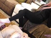 Licking Girls Feet -Perfect Soles & Lesbian Slave