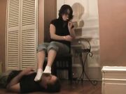 Tiffany's extreme sweaty white socks after 8 days