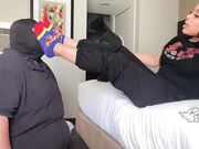 Ebony Mistress - Loser sub stinky socks domination