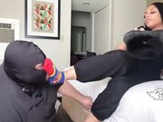 Ebony Mistress - Loser sub stinky socks domination