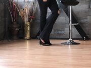 Lady Iveta - Snake Print Heel Worship