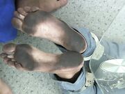 Cum on big very dirty feet